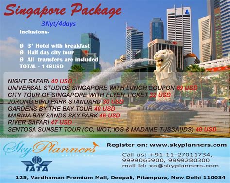 I must admit, i have my doubts. Singapore 3nyt/4days package Inclusions- * 3* Hotel with ...