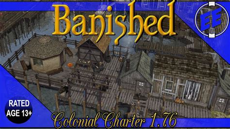 Banished Cc 176 More Jetty Buildings ~ S8 Ep8 Shiningrocksoft