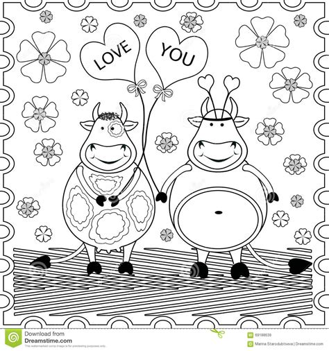 Background With Funny Loring Pages For Kids And