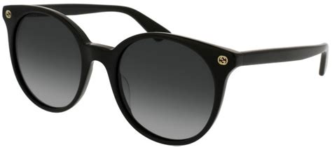 gucci black round sunglasses gg0091s 001