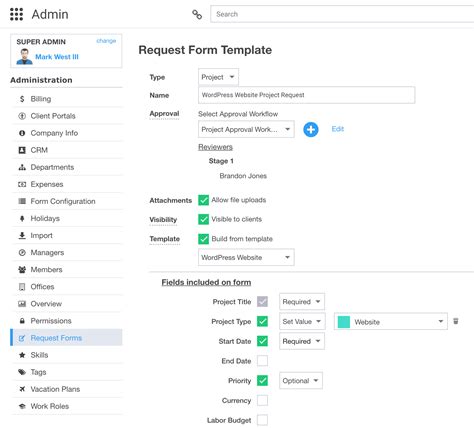 Creating Request Form Templates Ravetree Docs