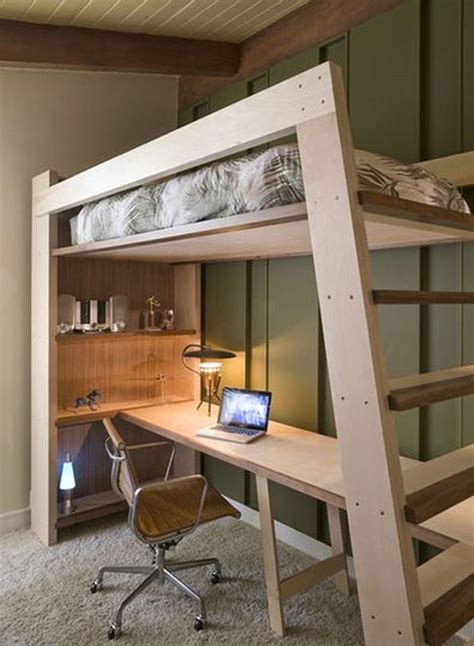 Build Loft Bed With Desk Cool Loft Beds Loft Bed Plans Diy Loft Bed