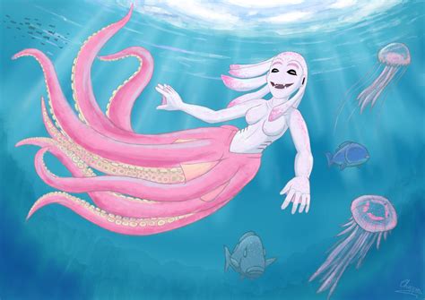 Swimming With A Cecaelia By Stellabluegirl On DeviantArt