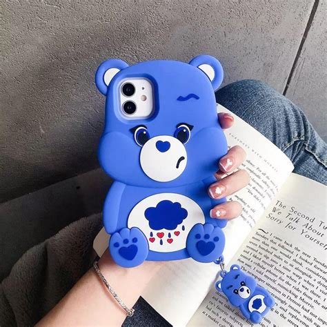 Beautiful Iphone Silicone Case Cute Care Bears Inspired Etsy