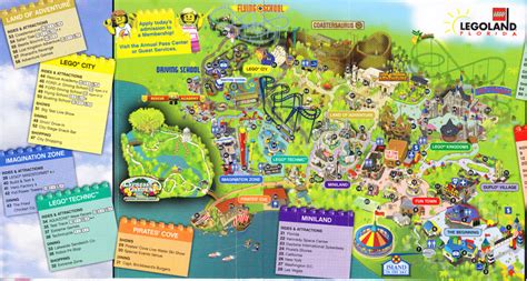 Legoland Florida 2011 Park Map