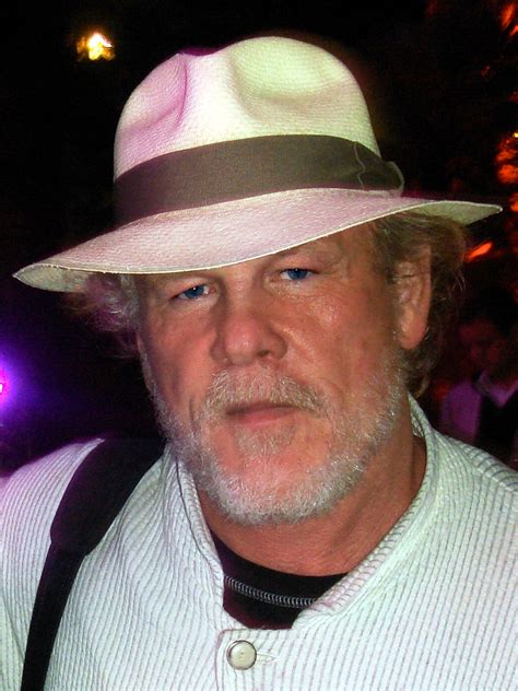 The beautiful woman was saved just in the nick of time as some man untied her from the train tracks. Nick Nolte - Wikipedia