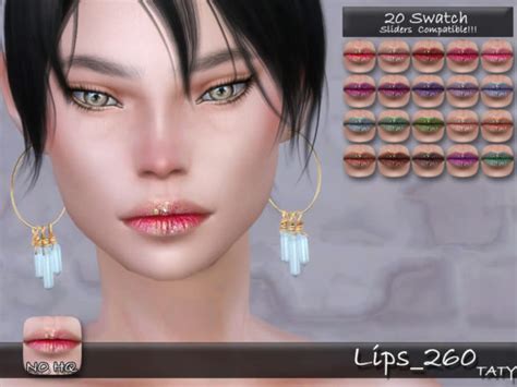 The Sims 4 Lips 260 By Tatygagg Best Sims Mods