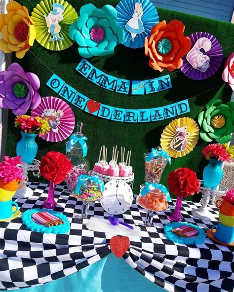 1024 x 1024 jpeg 133 кб. Alice in Wonderland Birthday Party Ideas | Photo 1 of 11 | Wonderland party decorations, Alice ...