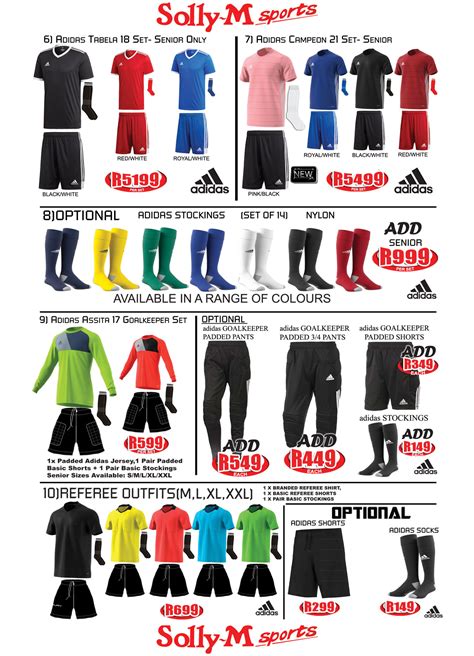Adidas Football Kits Solly M Sports Online Store