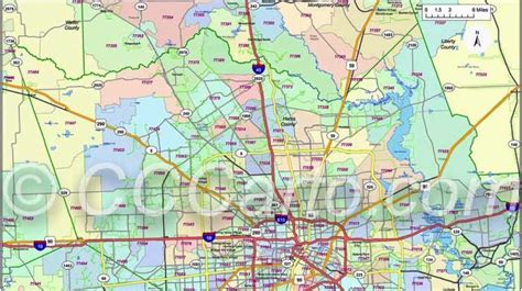 Houston Zip Code Map Free Zip Code Map