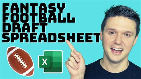 How To Create A Fantasy Football Draft Spreadsheet YouTube