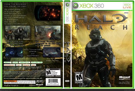 Halo Reach Xbox 360 Box Art Cover By Barondando