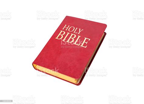Holy Bible Isolated On White Background Stock Photo Download Image