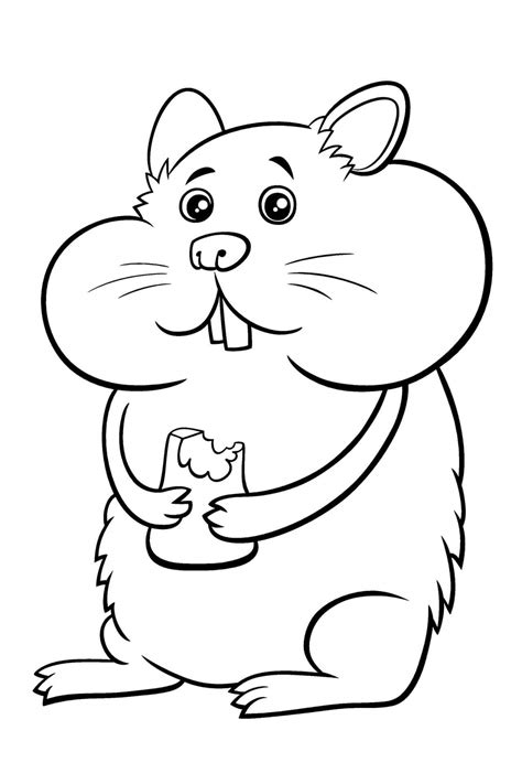 Grande Fam Lia De Hamster Na Rvore Para Colorir Imprimir E Desenhar