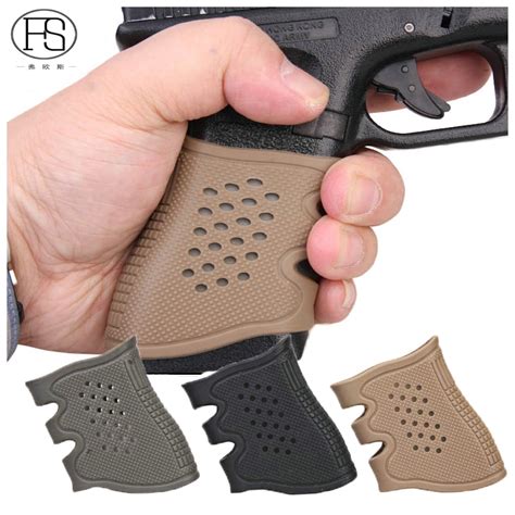 Military Tactical Glock Pistol Antiskid Grip Rubber Holster Airsoft