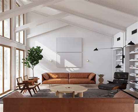 Mid Century Modern Living Room Interior Design Ideas