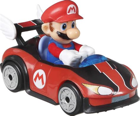 Hot Wheels Kart Mario Wild Wing Car Play Vehicle