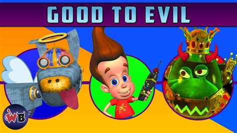 Jimmy Neutron Characters Good To Evil 🧬🔬🧪 Youtube