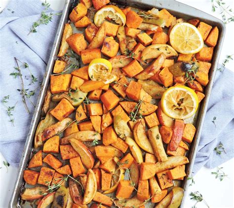 Oven Roasted Sweet Potatoes And Apples Beautiful Eats And Things
