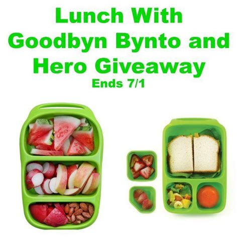 Lunch With Goodbyn Bynto And Hero Giveaway Goodbyn Giveaway Lunch