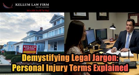 Personal Injury? Confused by Legal Jargon? - Terms Explained