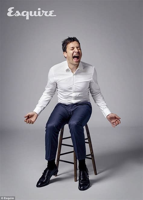 Jimmy Fallon Throws A Fake Tantrum In Christmas Photoshoot For Esquire Daily Mail Online