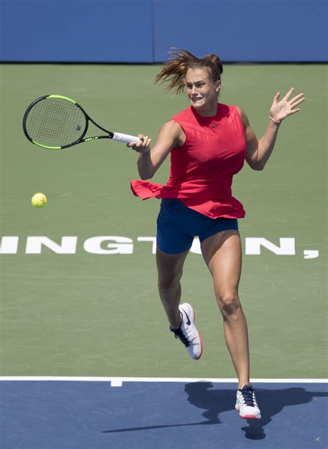 Aryna siarhiejeuna sabalenka is a belarusian professional tennis player and she cemented the top 10 position in both singles and doubles. File:2017 Citi Open Tennis Aryna Sabalenka (36134508632 ...