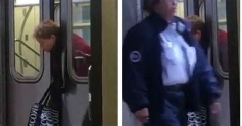 Poor Woman With Head Literally Stuck Between Nyc Subway Doors Forced To Watch Passersby Ignore Her