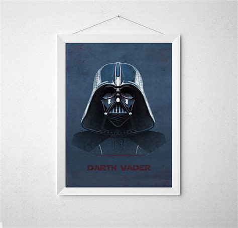 Star Wars Darth Vader Art Giclée Print A2 Archiwum Pakamerapl