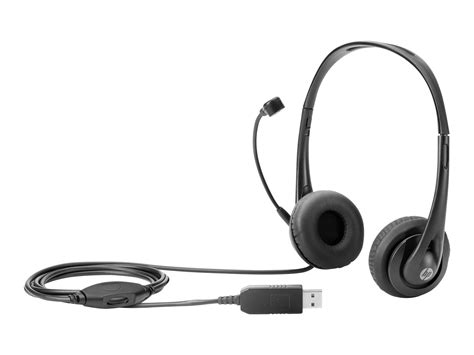 Hp Headset On Ear Wired Usb Black Jack For Elitebook 83x G8