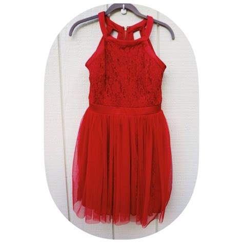 Macys Dresses Macys Red Fit Flare Dress Poshmark