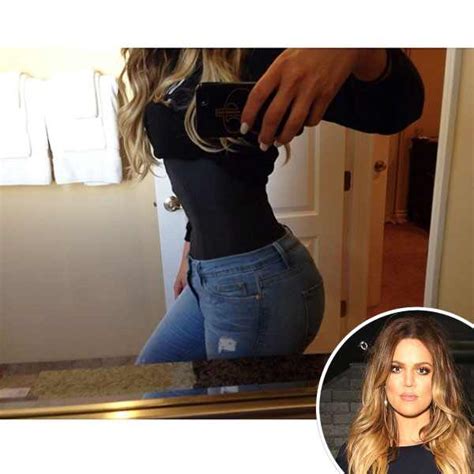 khloé kardashian shows off tiny waist in sexy selfiesee the pic e news