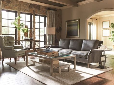 For one, a leather sofa can edge in the direction of sleek, minimalist bachelor pad. Mixing a Leather Sofa with Fabric Upholstery Pieces | Baer's Furniture | Ft. Lauderdale, Ft ...