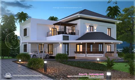 Beautiful 3200 Sq Ft Modern Villa Exterior Kerala Home Design And