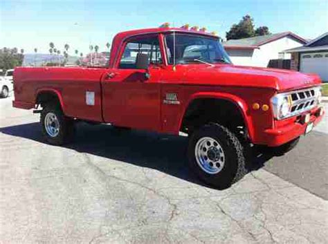 Sell Used 1969 Dodge W 200 Power Wagon 4x4 Pickup 383 No Reserve 100