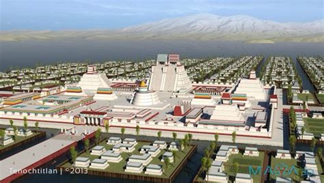 Tenochtitlán Aztec City Tenochtitlán Ancient Mexico