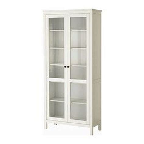 Hemnes Glass Door Cabinet White Stain Ikeapedia