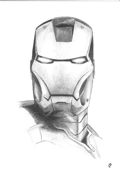 Los Mejores Dibujos De Iron Man Tony Stark A Lápiz