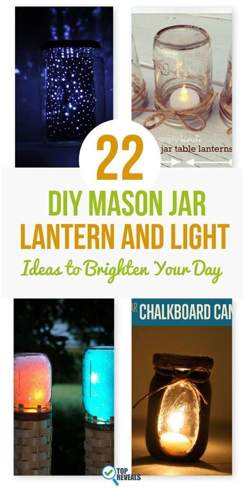 22 Diy Mason Jar Lantern And Light Ideas To Brighten Your Day Top