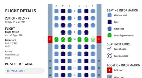 American Airlines Airbus A321 Seat Map