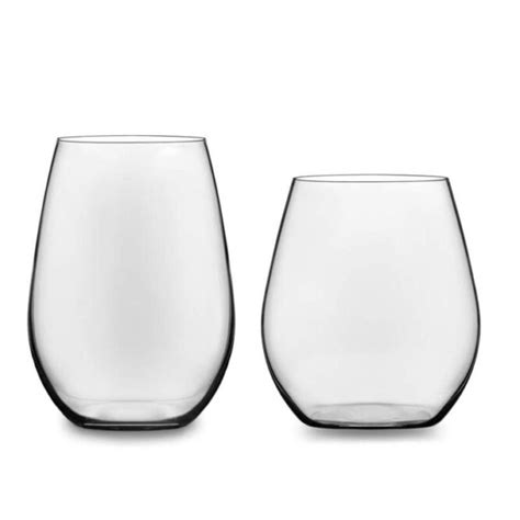 Libbey Signature Kentfield Stemless Wine Glass Party Set For Red And White Wines The Best Cups
