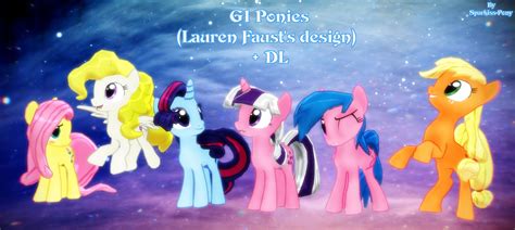 Mmd Mlp G1 Lauren Fausts Design Dl By Sparkiss Pony