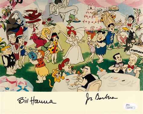 Lot Detail Bill Hanna And Joe Barbera Dual Signed The Flintstones