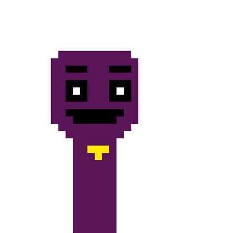 Purple Guy Sprite My First Pixel Art Rfivenightsatfreddys