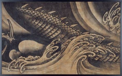 Soga Shohaku Dragon And Clouds - Dragon and Clouds Un ryû zu 雲龍図 Japanese, Edo period, 1763 Soga Shôhaku
