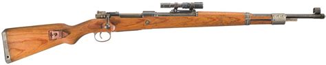 Wwii Mauser Byf 44 Code K98 Bolt Action Rifle With Zf 41 Sniper Scope