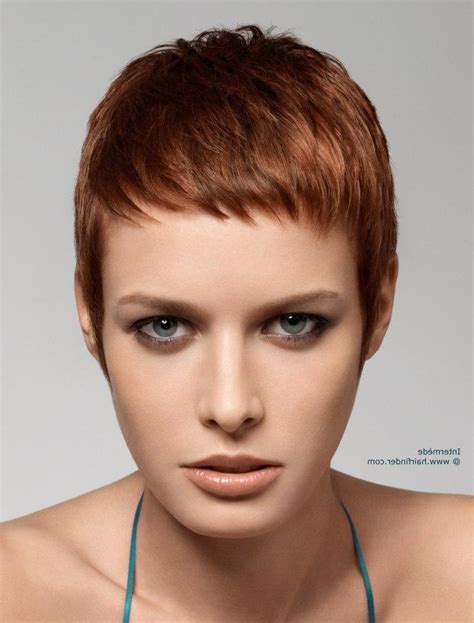 That said, a shorter, more piecey fringe can work, if judged just right. 2020 Popular Pixie Haircuts With Short Bangs