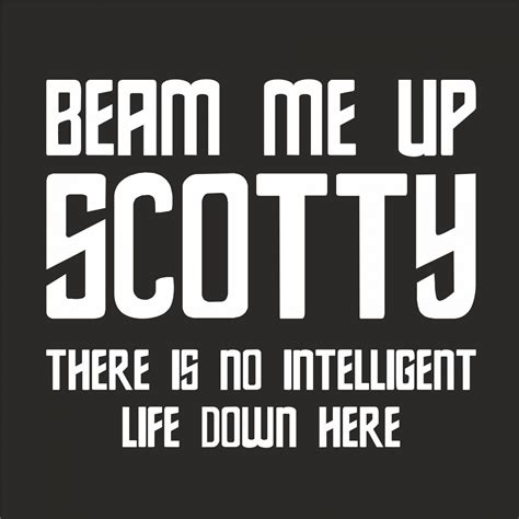 Beam Me Up Scotty T Shirt Geekytees