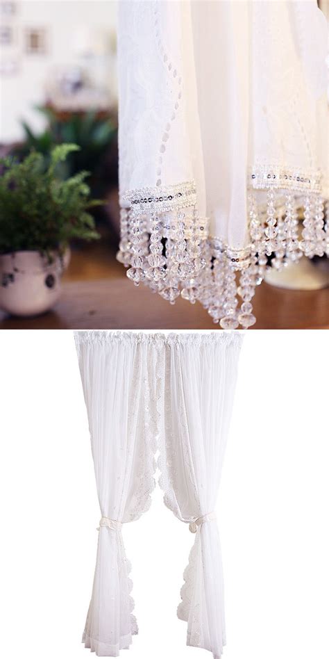 White Lace Curtain White Lace Curtains Linens And Lace Country Cottage Decor