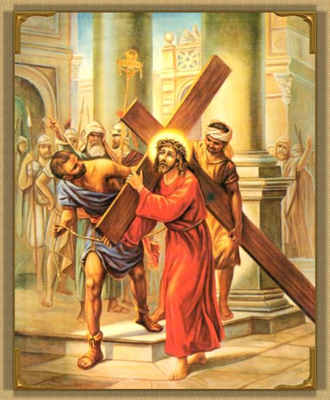 Daily Catholic Devotions The Second Station Jesus Carries His Cross